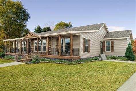 Frontier Home | Modular home floor plans, House front porch, Mobile home porch