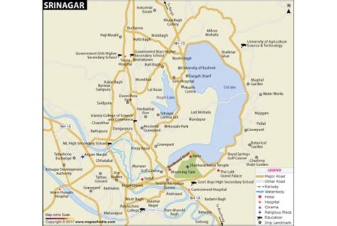 Buy Srinagar City Map Online