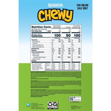 Quaker Chewy Granola Bars Variety Pack, 58 ct / 0.84 oz - Kroger