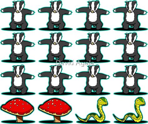 "Badger Badger Mushroom Snake" Greeting Cards by David Ayala | Redbubble