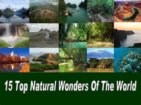 15 Top Natural Wonders Of The World