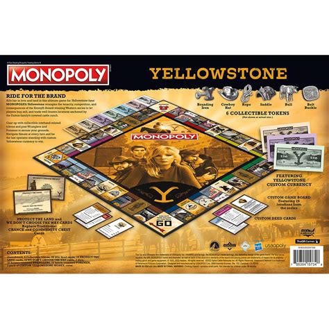 Yellowstone Monopoly Game - Entertainment Earth