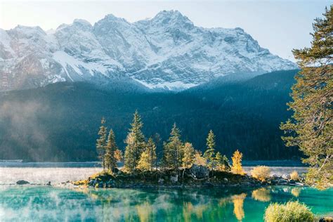 Eibsee Lake in Bavaria, Germany: A Serene Gem Amidst Majestic Mountains