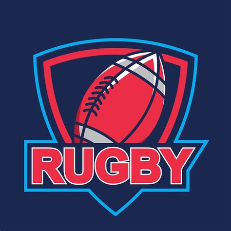 Premium Vector | Rugby logo, american logo sport