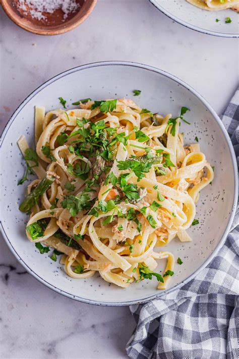 Smoked Salmon Pasta with Asparagus • The Cook Report