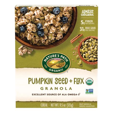 Nature's Path Organic Granola - Pumpkin Seed & Flax - Shop Cereal at H-E-B