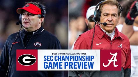 2023 SEC Championship FULL PREVIEW: No. 1 Georgia vs. No. 8 Alabama I ...