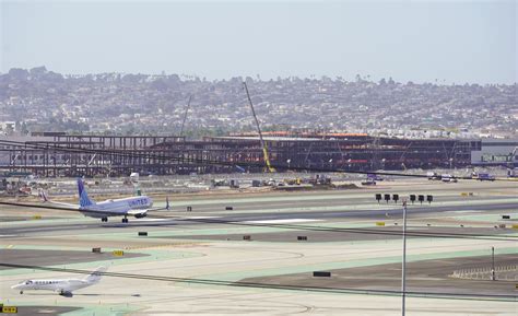 First phase of San Diego's airport's new Terminal 1 is 40% complete ...