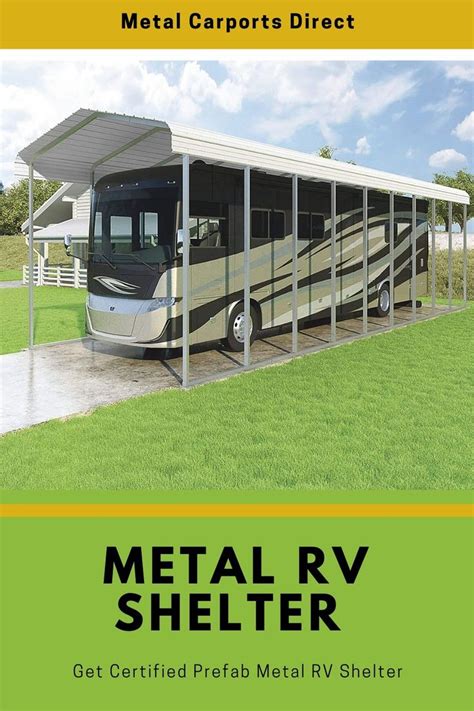 Get Certified Prefab Metal RV Shelter at Metal Carports Direct | Rv ...