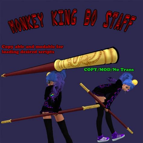 Second Life Marketplace - Monkey King Bo Staff