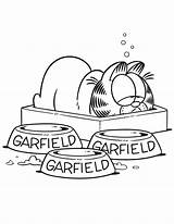 Garfield Coloring Page  Home sketch template