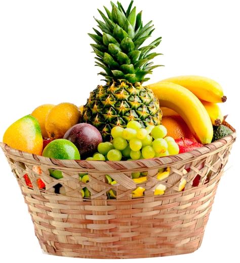 Premium PSD | Fruit basket healthy fruits fruit set fresh fruit