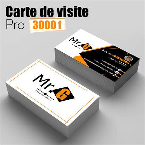 Je peux concevoir une carte de visite professionnelle - Plateforme africaine de micro-services