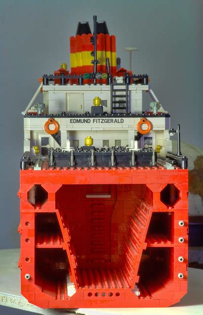 SS Edmund Fitzgerald - LEGO model - a photo on Flickriver