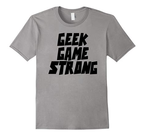 Comic Book Style Font Tee Shirt Geek Game Strong Tshirt-Rose – Rosetshirt