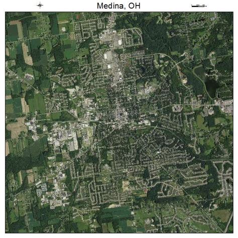 Aerial Photography Map of Medina, OH Ohio