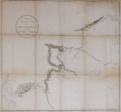 Alexander Mackenzie (1764-1820), A Map of Mackenzie’s Track from Fort – Arader Galleries