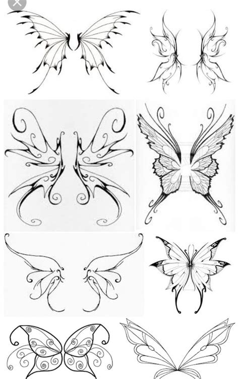 Pin by koryvilfam on drawings | Fairy wing tattoos, Wings tattoo, Simplistic tattoos