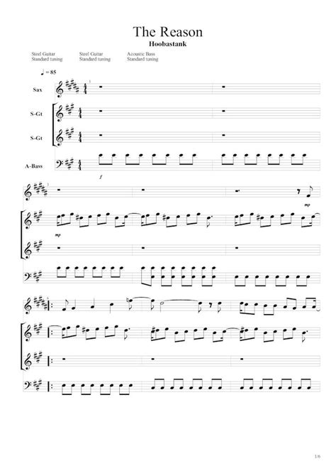 (PDF) Hoobastank - The Reason (Sheet Music) - DOKUMEN.TIPS