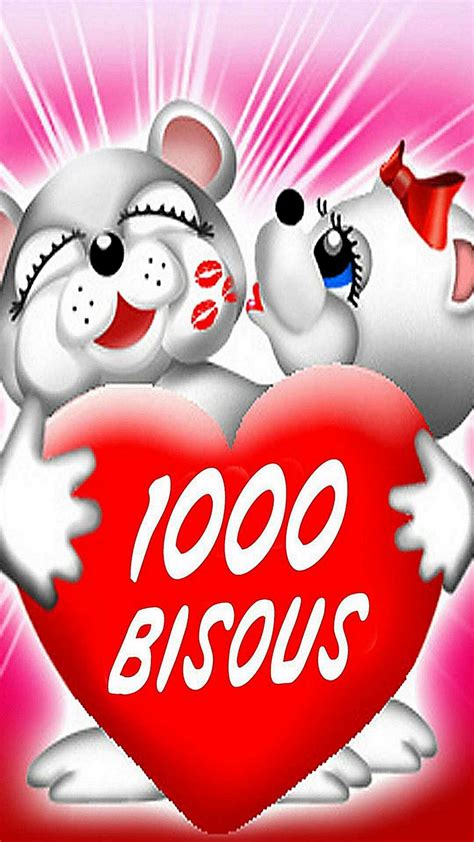 1000 bisous | Image de bisous, Image bisous, Bisous d'amour