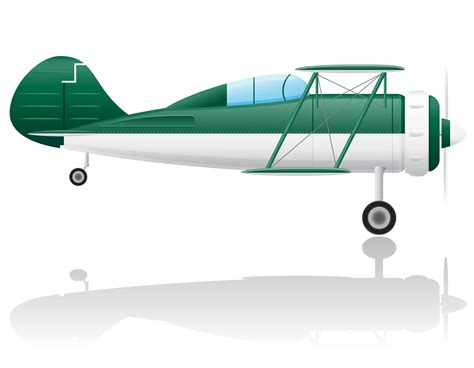 old retro airplane vector illustration 516905 Vector Art at Vecteezy