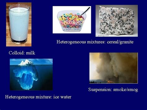 Mixtures Matter Substances Elements Compounds Mixtures Heterogeneous Mixtures