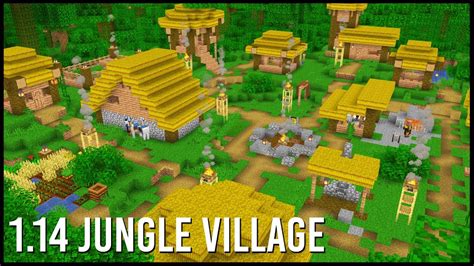 What Would A 1.14 Jungle Village Look Like In Minecraft? - YouTube