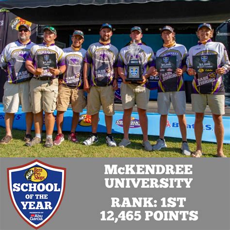 1st Place - McKendree University - Collegiate Bass Championship