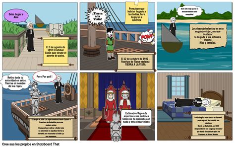 Viajes de Colón Storyboard by noelitacomics