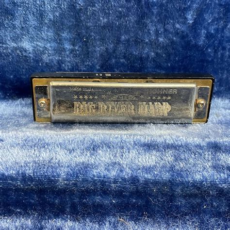 USED 1990's Hohner Big River Harp Harmonica - Silver | Reverb