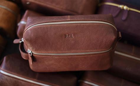 This Leather Toiletry Bag Is Actually Entirely Waterproof