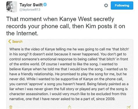 Listen to Full Leaked Call Between Taylor Swift & Kanye West on the ...