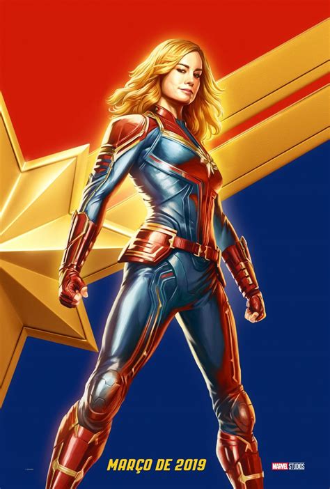 Brie Larson - Captain Marvel (2019) Promo Poster • CelebMafia