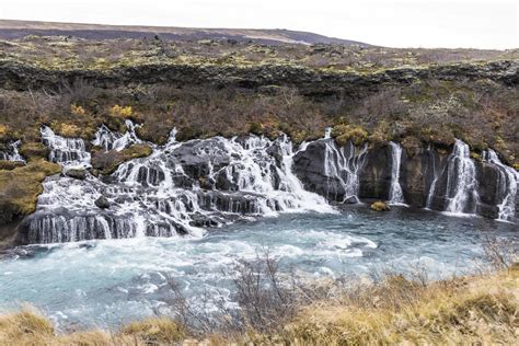 Hraunfossar Waterfall in Iceland 5125324 Stock Photo at Vecteezy