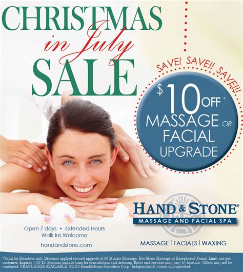 Hand and Stone Franchise: Hand & Stone Celebrates Christmas in July!