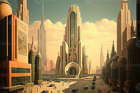 New York City of the future year 2100 with flying cars and new ...