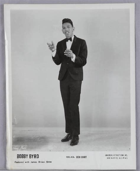 R&B Singer Bobby Byrd 8x10 Photo | Memorabilia Expert