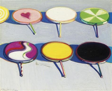 Wayne Thiebaud cake paintings