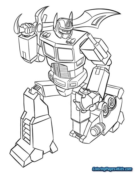 23+ Marvelous Image of Optimus Prime Coloring Page - birijus.com