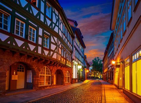 Nordhausen City at Sunset in Thuringia Germany Stock Photo - Image of ...