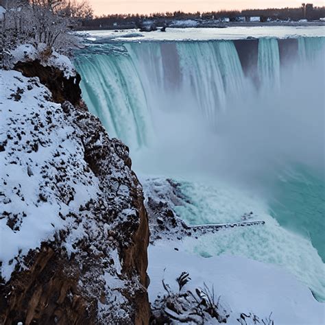 Winter Wonderland at Niagara Falls · Creative Fabrica