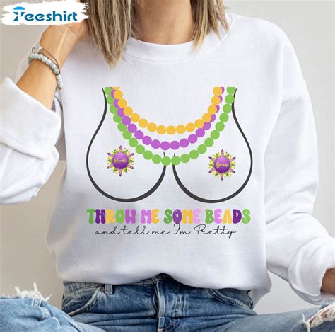 Mardi Gras Sweatshirt , Funny Mardi Gras Drinking Crewneck Unisex T-shirt