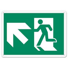 Fire Signs - Running Man Exit Sign - Safety Supplies Canada