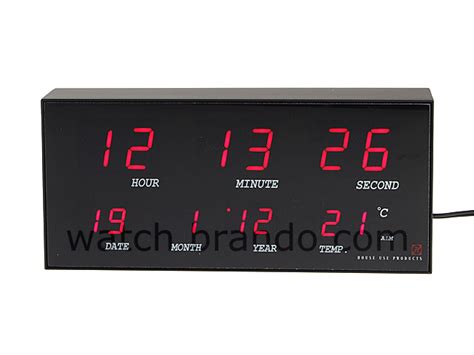 Digital LED Clock (Date/Time/Temperature)