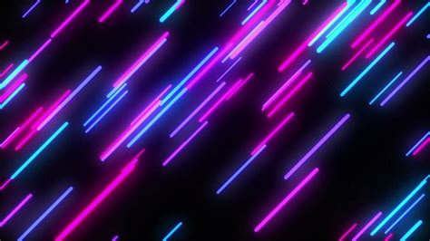 Rounded Neon Lines Background 10 Minutes | Looped Animation for ...