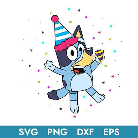 Bluey Birthday Party Svg, Bluey Birthday Svg, Bluey Svg, Png - Inspire ...