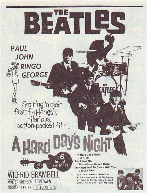 17 Best images about Beatles posters on Pinterest | Hard days, Beatles ...