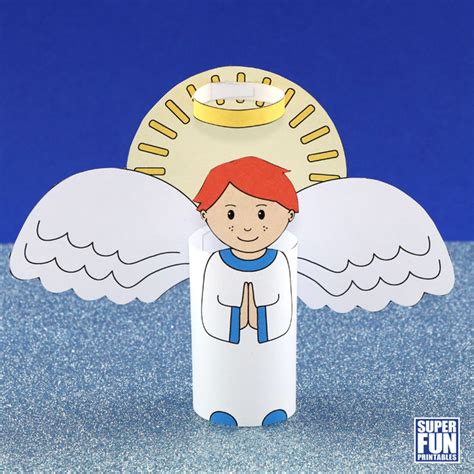 Printable angel craft - The Craft Train