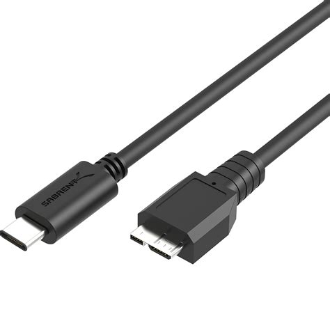 Sabrent USB-C to Micro-B Cable [2 1/2 Feet] (CB-CM8C) - Walmart.com - Walmart.com