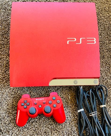 Sony PlayStation 3 PS3 Slim 320GB Scarlet Red Console FAST | Etsy